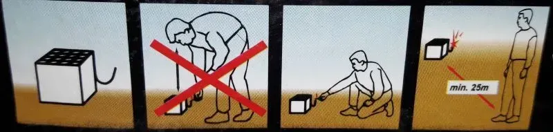 Ohňostroj Crocodiles 25rán 20mm