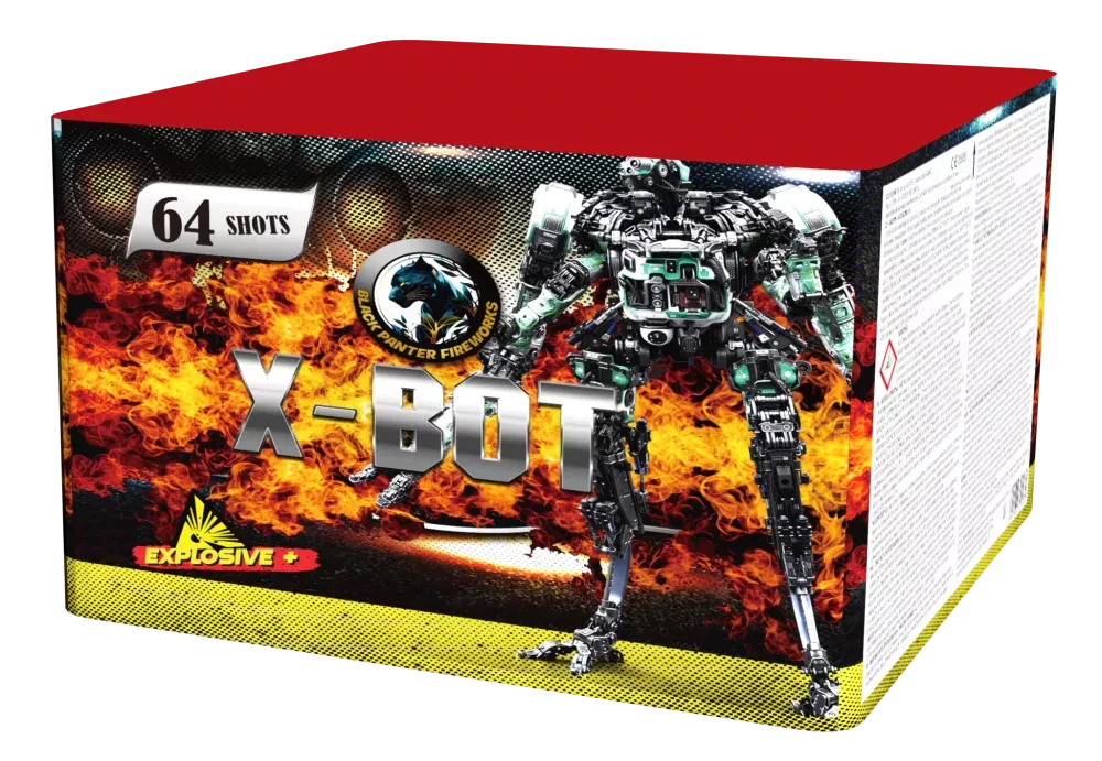 Ohňostroj X-Bot 64rán 30mm
