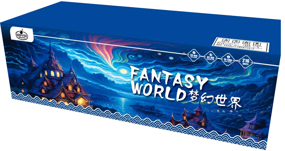 Ohňostroj Fantasy World 216rán 20mm I+V