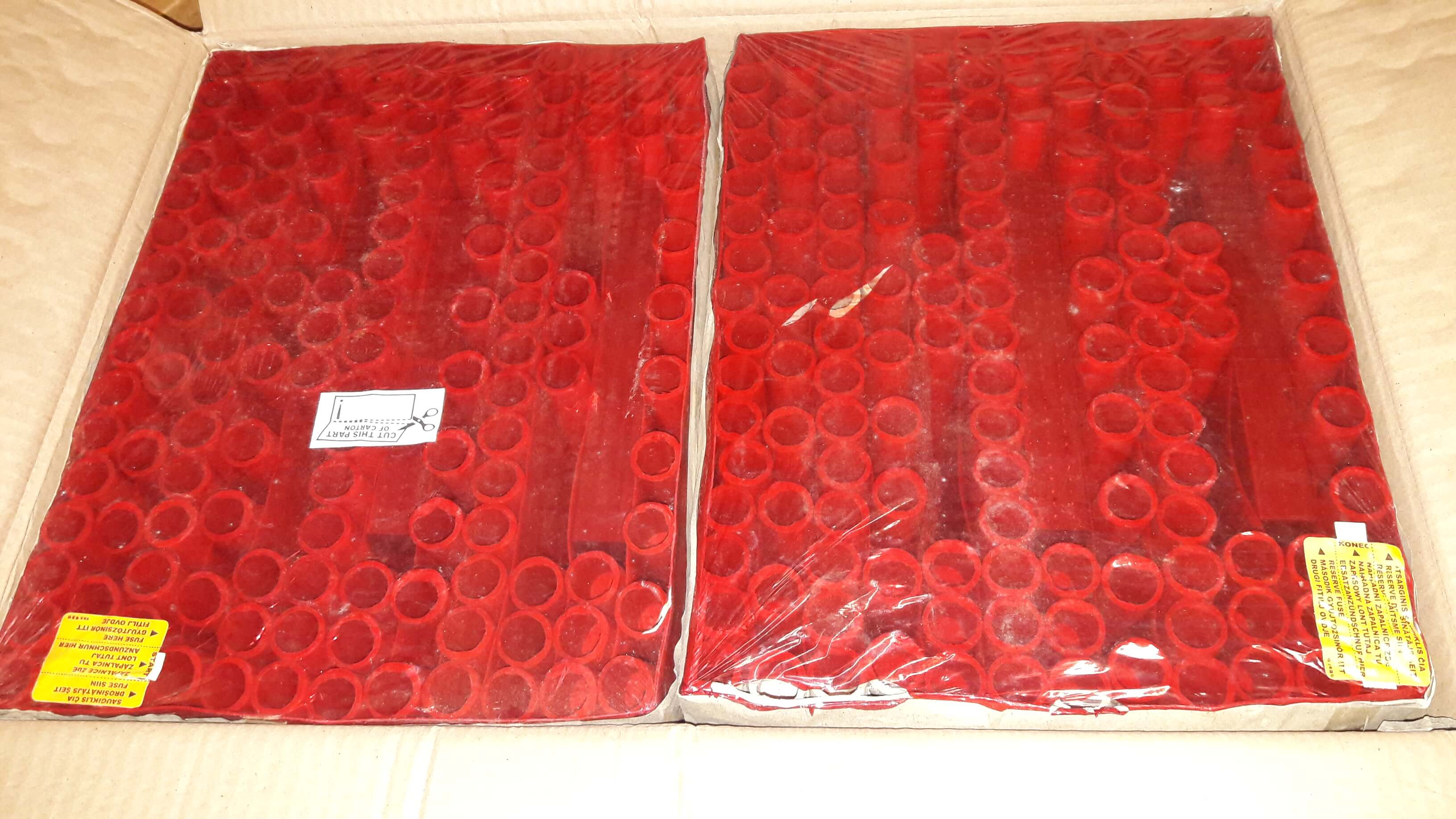 Výberová sada - ohňostroj 629rán 20+25+30+48mm 8 minút (4 krabice)