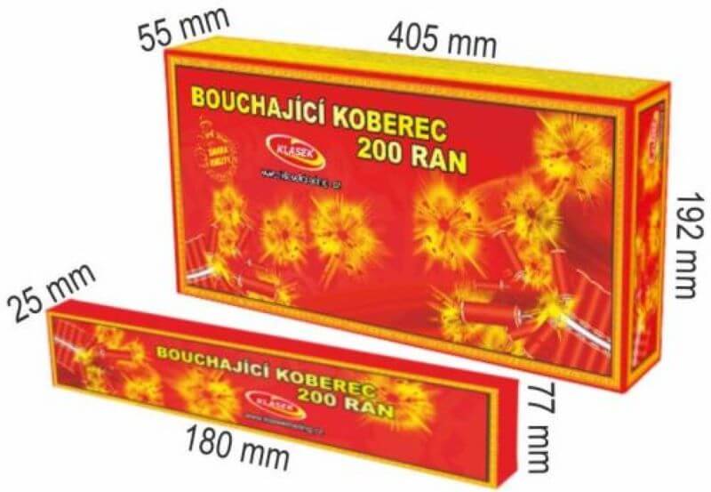 Búchajúci koberček 200rán