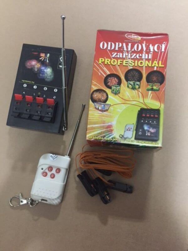 Odpaľovacie zariadenie Profesionál 4kanálový