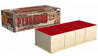 Ohňostroj PYROSHOW 274rán 20mm I+V 