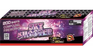 Ohňostroj SKy shooter 200rán 25mm