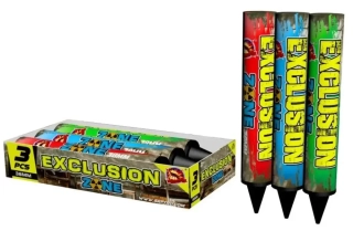 Výmetníky Single shot Exclusion Zone 38mm 3ks/bal