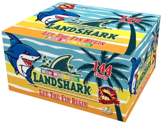 Ohňostroj Landshark 144rán 25mm I+V+W