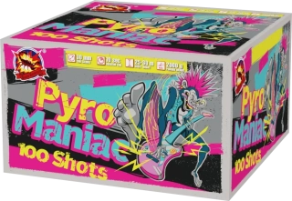 Ohňostroj Pyro Maniac 100rán 25+30mm
