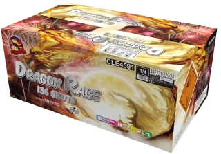 Ohňostroj Dragon rage 136rán 25+30mm I+W