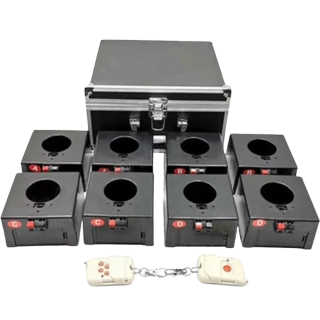 Diaľkový odpaľovací box s 8ks podstavcami