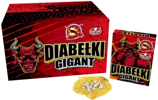 Búchajúce guličky Diabelky GIGANT 50ks
